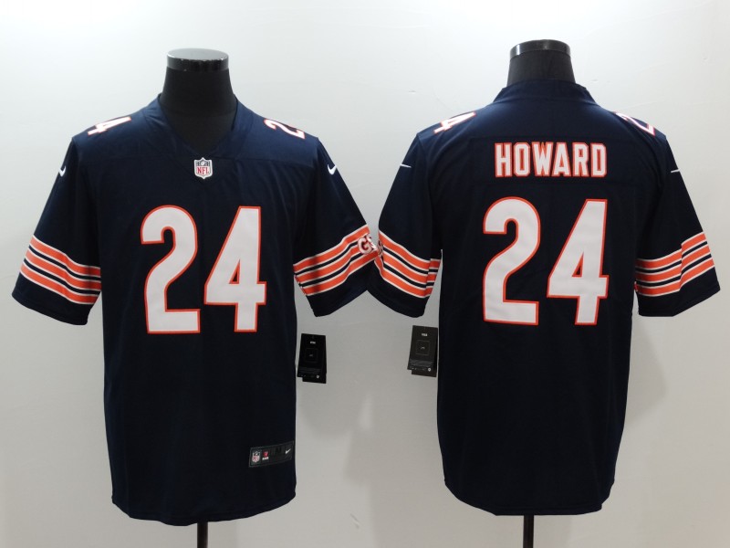 Men's Chicago Bears Jordan Howard #24 Navy Jersey